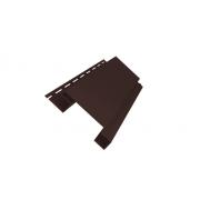 Планка наборная (наличник) Grand Line ЯФАСАД Premium Acryl темный дуб (3,0м)