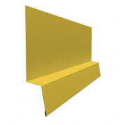 Планка начальная фальц 0,45 PE с пленкой RAL 1018 цинково-желтый (2м)