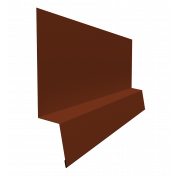 Планка начальная фальц 0,45 PE с пленкой RAL 3009 оксидно-красный (2м)