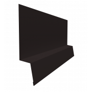 Планка начальная фальц 0,5 Velur X RAL 9005 черный (3м)