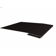 Планка начальная 0,5 Velur X RAL 9005 черный (3м)