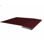 Планка начальная 0,5 Satin с пленкой RAL 3005 красное вино (2м)
