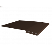 Планка начальная 0,5 Velur X RAL 8017 шоколад (2м)