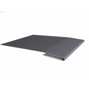 Планка начальная 0,5 Satin с пленкой RAL 7004 сигнальный серый (2м)