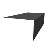 Планка околооконная фальц 0,5 Rooftop Бархат RAL 7016 антрацитово-серый (2м)