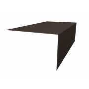 Планка околооконная фальц 0,5 PurPro с пленкой RR 32 темно-коричневый (2м)