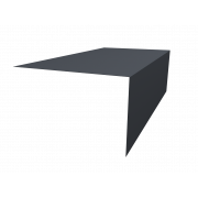 Планка околооконная фальц 0,5 Velur X RAL 7024 мокрый асфальт (2м)