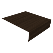 Планка околооконная простая 200х50 0,45 Print Elite Coffee Wood TwinColor (3м)