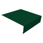 Планка околооконная простая 200х50 0,45 PE с пленкой RAL 6005 зеленый мох (3м)