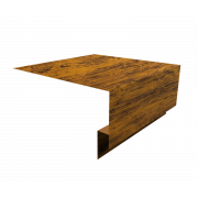 Планка околооконная сложная БХ new 200х75х27 0,45 Print Elite Golden Wood TwinColor (2м)