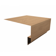 Планка околооконная сложная БХ new 200х75х27 0,45 Print Elite Honey Wood TwinColor (3м)