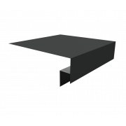 Планка околооконная сложная БХ new 250х50х27 (j-фаска) 0,5 Satin Matt RAL 7016 антрацитово-серый (3м)