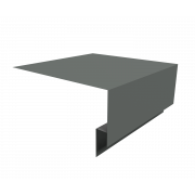 Планка околооконная сложная БХ new 250х75х27 0,45 PE с пленкой RAL 7005 мышино-серый (3м)