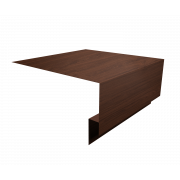 Планка околооконная сложная БХ new 250х75х27 0,45 Print Elite Choco Wood TwinColor (2м)