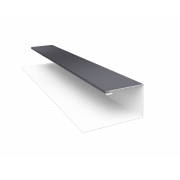 Планка П-образная БХ new 0,45 PE с пленкой RAL 7004 сигнальный серый (3м)