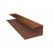 Планка П-образная БХ new 0,45 Print-Double Premium Golden Wood Fresh (3м)