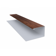 Планка П-образная БХ new 0,4 Print Premium Cherry Wood Fresh TwinColor (3м)