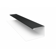 Планка П-образная БХ new 0,5 Satin с пленкой RAL 7016 антрацитово-серый (3м)