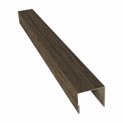 Планка П-образная заборная 20 0,45 Print Elite Nordic Wood TwinColor (3м)