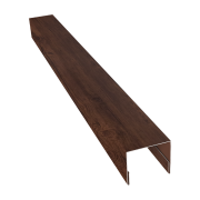 Планка П-образная заборная 20 0,4 Print Premium Cherry Wood Fresh TwinColor (3м)