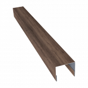 Планка П-образная заборная 20 0,45 Print Premium Almond Wood Fresh (2,5м)