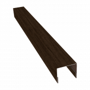 Планка П-образная заборная 24 0,45 Print-Double Elite Antique Wood (3м)