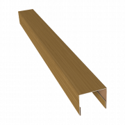 Планка П-образная заборная 24 0,45 Print Elite Honey Wood TwinColor (2,5м)