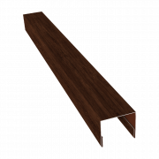 Планка П-образная заборная 24 0,45 Print Elite Cherry Wood TwinColor (2,5м)