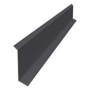 Планка примыкания в штробу 60 0,4 PE с пленкой RAL 7004 сигнальный серый (2м)