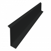 Планка примыкания в штробу 60 0,5 Satin Matt RAL 7016 антрацитово-серый (3м)