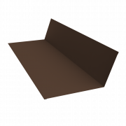 Планка примыкания 150х250 0,4 PE с пленкой RAL 8017 шоколад (2м)