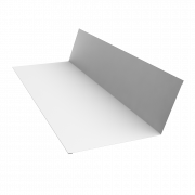 Планка примыкания 150х250 0,4 PE с пленкой RAL 9003 сигнальный белый (2м)