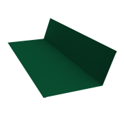 Планка примыкания 150х250 0,45 PE с пленкой RAL 6005 зеленый мох (3м)