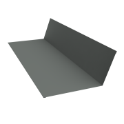 Планка примыкания 150х250 0,45 PE с пленкой RAL 7005 мышино-серый (3м)