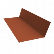 Планка примыкания 150х250 0,5 Satin Matt RAL 8004 терракота (2м)