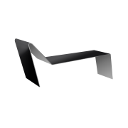 Планка примыкания для мягкой кровли 0,45 PE с пленкой RAL 9005 черный (3м)