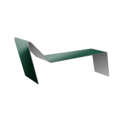 Планка примыкания для мягкой кровли 0,45 PE с пленкой RAL 6005 зеленый мох (3м)