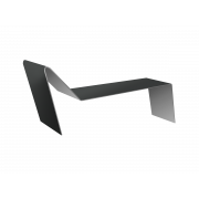 Планка примыкания для мягкой кровли 0,5 Satin с пленкой RAL 7016 антрацитово-серый (2м)