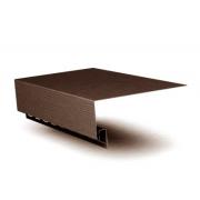 Планка приоконная широкая 7/8'' Grand Line ЯФАСАД Premium Acryl темный дуб (3,0м)