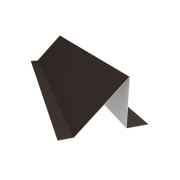 Планка снегозадержания 0,45 PE с пленкой RR 32 темно-коричневый (2м)