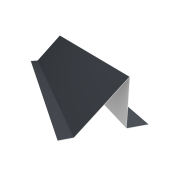Планка снегозадержания 0,45 PE с пленкой RAL 7024 мокрый асфальт (3м)