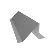 Планка снегозадержания 0,45 PE с пленкой RAL 9006бело-алюминиевый (3м)