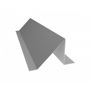 Планка снегозадержания 0,5 Satin с пленкой RAL 9006бело-алюминиевый (3м)