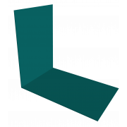 Планка снегозадержания усиливающая 0,45 PE с пленкой RAL 5021 водная синь (2м)