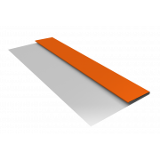 Планка стартовая БХ new 0,45 PE с пленкой RAL 2004 оранжевый (3м)