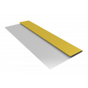 Планка стартовая БХ new 0,45 PE с пленкой RAL 1018 цинково-желтый (3м)