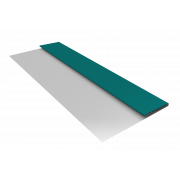 Планка стартовая БХ new 0,45 PE с пленкой RAL 5021 водная синь (3м)