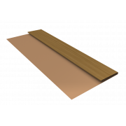 Планка стартовая БХ new 0,45 Print Elite Honey Wood TwinColor (2м)