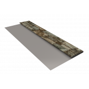 Планка стартовая БХ new 0,45 Print Elite Fine Stone TwinColor (3м)