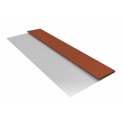 Планка стартовая БХ new 0,5 Satin Matt RAL 8004 терракота (3м)